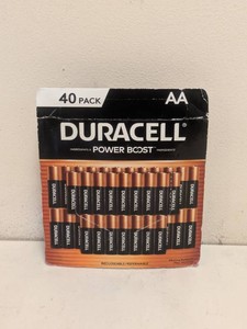 NEW DURACELL BATTERIES AA 40PK.