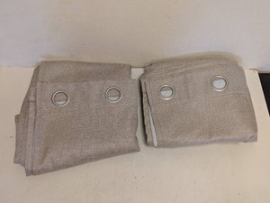 100% BLACKOUT WINDOW PANELS 2PK BROWN