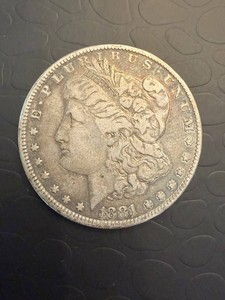 Antique 1881 Morgan Silver Dollar
