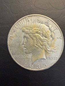 1935 Peace Silver Dollar