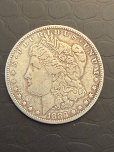 Antique 1883 Morgan Silver Dollar