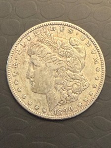 1890 Morgan Silver Dollar