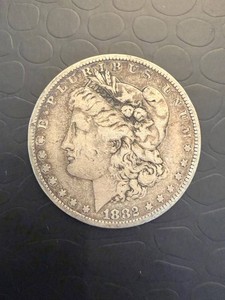 1882-O Morgan Silver Dollar
