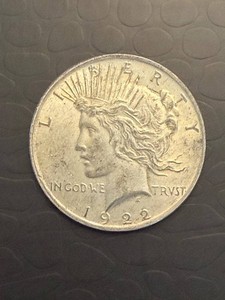 1922 United States Peace Silver Dollar