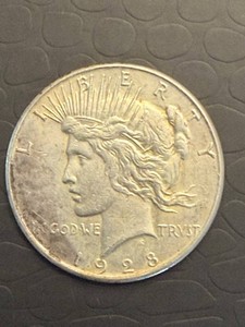 1928 Peace Silver Dollar