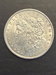1891 Morgan Silver Dollar