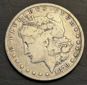 Antique 1878 Morgan Silver Dollar
