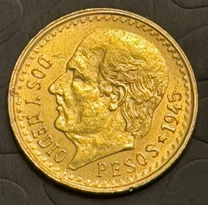 Mexico 20 Pesos Miguel Hidalgo Coin 1965