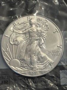 2018 American Eagle 1 Oz Fine Silver Dollar - Uncirculated
