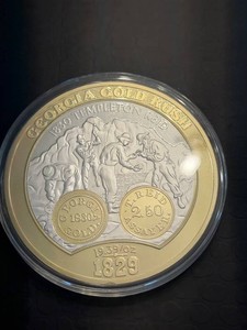 California Gold Rush 1829 Templeton Reid 19.39 Oz Commemorative Round