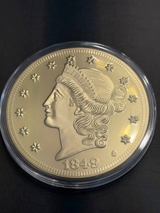 1849 Liberty Head $20 Double Eagle COPY Replica