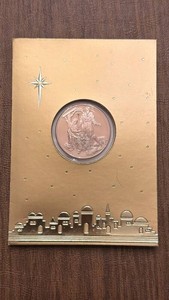 Franklin Mint the Miracle of Christmas Nativity Medallion Plaque