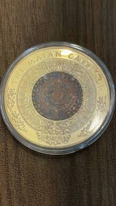 Mayan Calendar Collectible Medallion in Protective Capsule