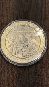 History of Gold Colorado Gold Rush Commemorative Medallion 1859