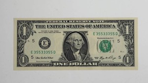 United States $1 Federal Reserve Note Series 2013