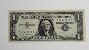 Vintage 1957A United States $1 Silver Certificate