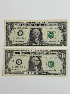 2003 United States $1 Federal Reserve Notes (Lot of 2)