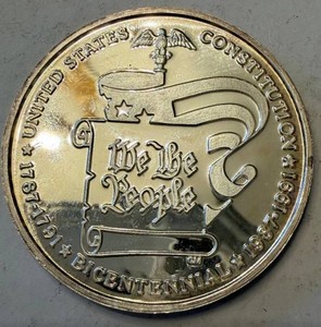 Great Seal Bicentennial Medal - We the People Scroll, United States 1964