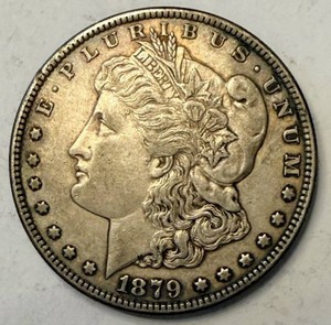 1879-S Morgan Silver Dollar - One Dollar - San Francisco Mint