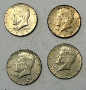 Kennedy Half Dollars (Lot of 4)