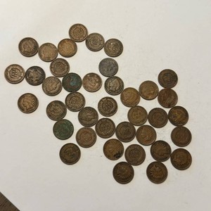 Indian Head Cents - United States One Cent Coins with Patina