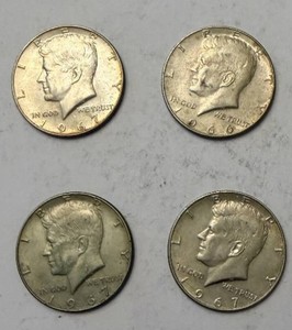 Kennedy Half Dollars  (Lot of 4)