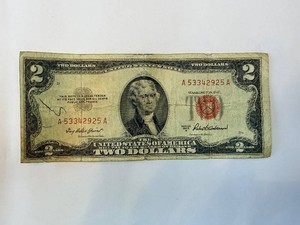 Two-Dollar Federal Reserve Note - Series 1953A (Jefferson Portrait)