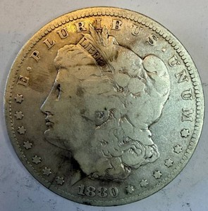 Morgan Silver Dollar 1880 - One Dollar Silver Coin