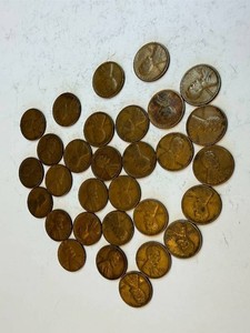 Lincoln Cent Pennies - United States One Cent Coins, Assorted Dates