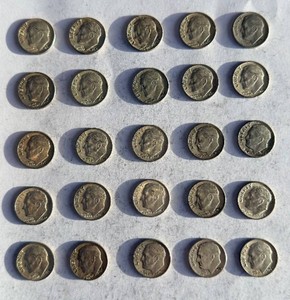 United States Dimes (Lot of 25)