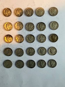 Mercury Dimes (Lot of 25)