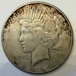 1926 Peace Dollar - United States Silver Dollar