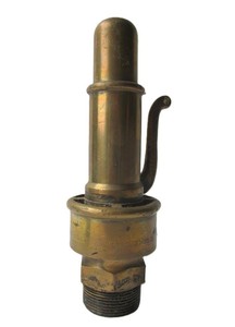 Antique Brass Steam Whistle - American Steam Gauge &amp Valve Mfg Company