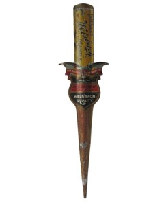 Early Antique Advertising Letter Opener - Welsbach Mantles for Oil Lamps