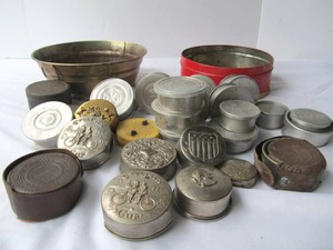 Awesome Large Collection of Vintage &amp Antique Collapsible Travel Cups&nbsp