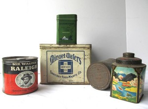 Lot of Assorted Vintage Advertising Cans &amp Tins&nbsp