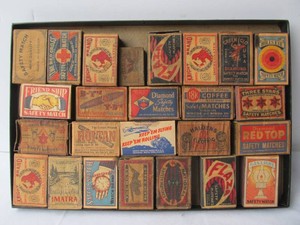 Great Lot of Old Vintage &amp Antique Advertising Safety Match Boxes