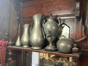 Group of Antique Pewter Ware