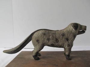 Antique Cast Iron Dog  Dalmatian Nutcracker&nbsp