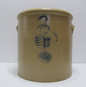 Antique RED WING 3 Gallon Rib Cage Stoneware Crock