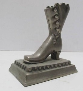 Antique Cast Iron Victorian Ladies Boot or Shoe