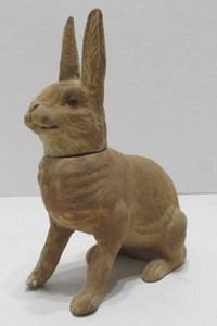 Antique 1920s era German Rabbit Candy Container