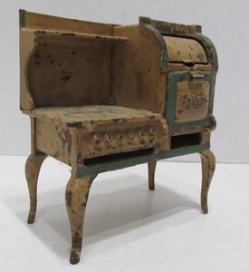 Orig Antique Cast Iron CARCADE Hotpoint Toy Stove