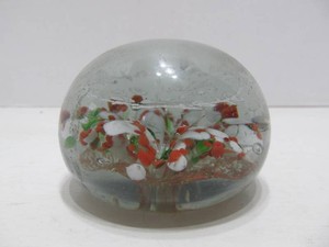 Antique Handmade Glass Paperweight To My Sister