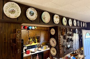 Collection of antique Early 1900s Advertising Calendar etc Plates