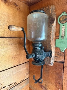 Antique ARCADE Wall Mounted Cast Iron Coffee Grinder