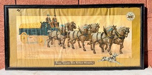Original Antique Pre-Prohibition PABST Blue Ribbon  Wilburs Stock Tonic Advertising Sign