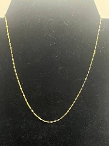Gold Necklace - 10K Yellow Gold Chain 0.62g