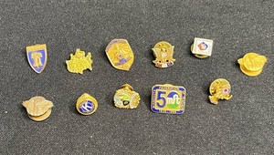 VTG Enamel Lapel Pins - Civic, Fraternal & Commemorative Designs Inc GF