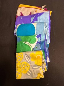 VTG Silk Scarves - Vera Pure Silk Assortment (Lot of 5)